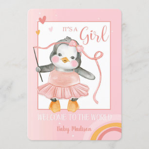 É uma garota - bem-vinda ao anúncio mundial