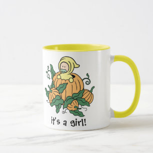 É uma Garota - Caneca de Lembrança de Outono