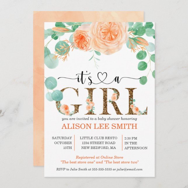 É uma garota de chá botânico e Chá de fraldas de l (Frente/Verso)