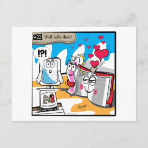 E Versus B - N.º 22 Cartão postal "Olá"