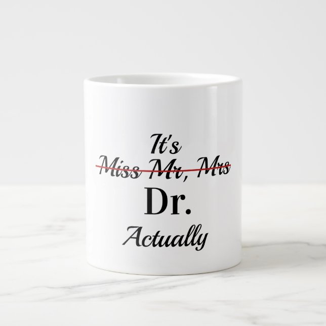 É xícara de senhor, senhora | Phd caneca | Dr Cane (Frente)