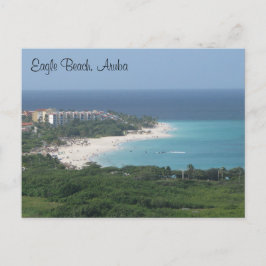 Eagle Beach, Aruba, no cartão postal