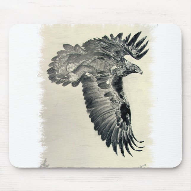 Eagle dourado Mousepad (Frente)