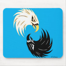 "Eagle Eye" Mouse Pad - Azul