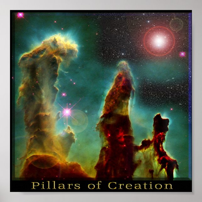 Eagle Nebula poster (Frente)