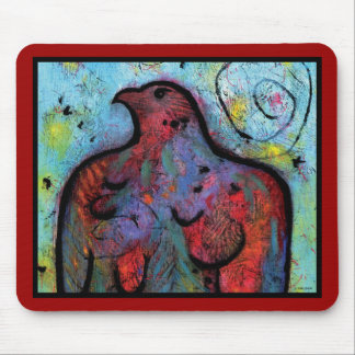 Eagle orgulhoso Mousepad - 9,25" x 7,75"