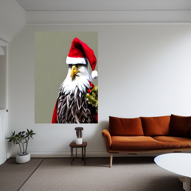 Eagle Santa Claus | AI Art Poster (Criador carregado)