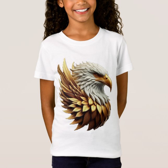 "Eagle Tattoo T-Shirt Design" (Frente)