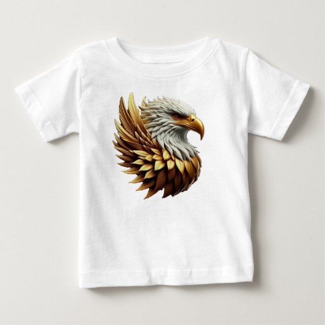 "Eagle Tattoo T-Shirt Design" (Frente)