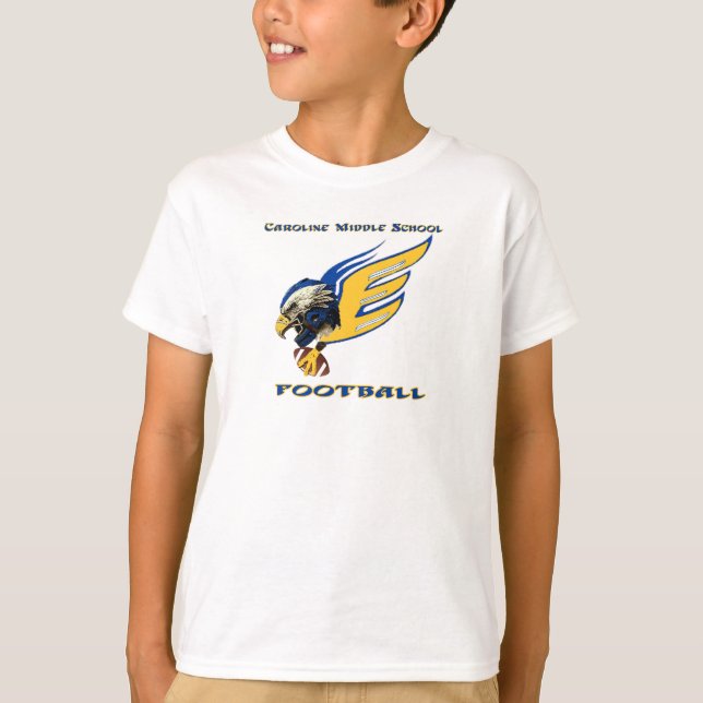 Eagles Futebol Team Camisa com design de ajuda (Frente)