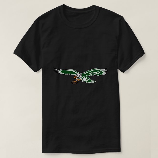 Eagles-Philadelphia,Vintage Essencial T-Shirt (Frente do Design)