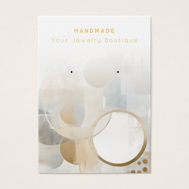 Earrando placas de exibição de joias modernas do A (Frente)