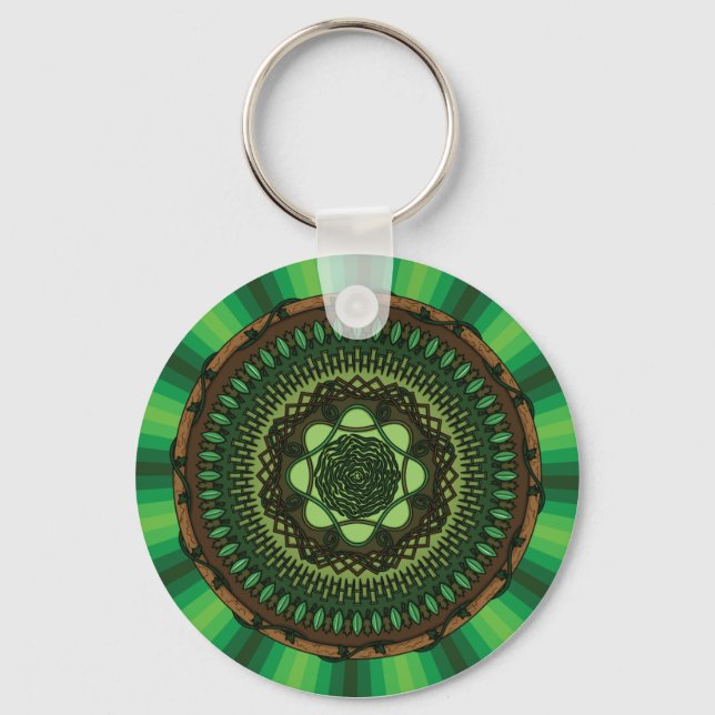 Earth Mandala Chaveiro (Frente)