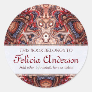 Earthalia: Etiqueta do Bookplate