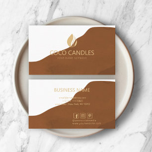 Earthy Boho Cartão de visita