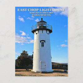 East Chop Lighthouse, cartão postal de Massachuset