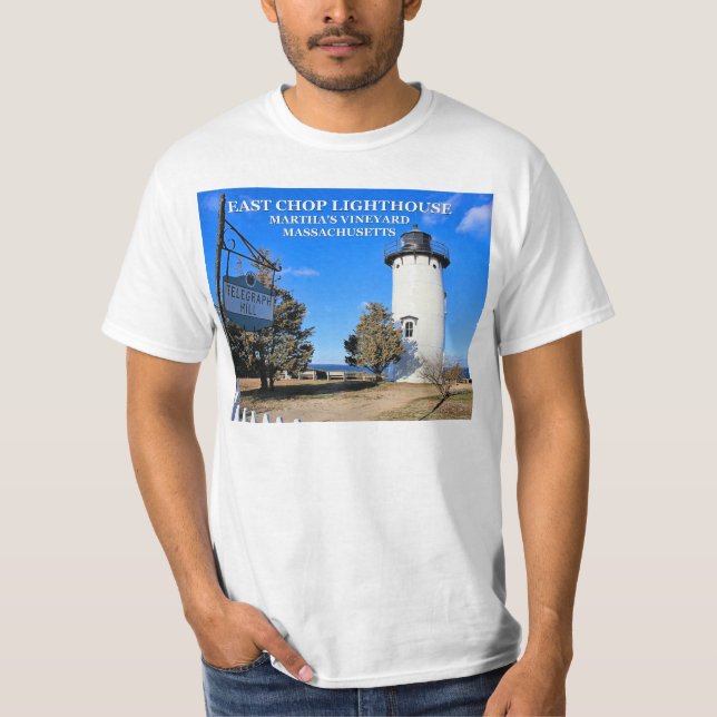East Chop Lighthouse, Massachusetts T-Shirt (Frente)