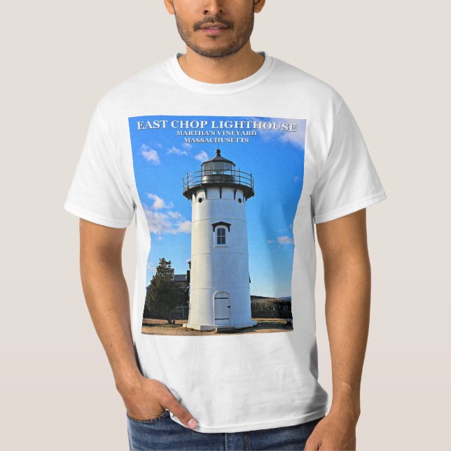 East Chop Lighthouse, Massachusetts T-Shirt (Frente)