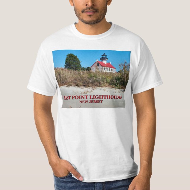 East Point Lighthouse, New Jersey T-Shirt (Frente)