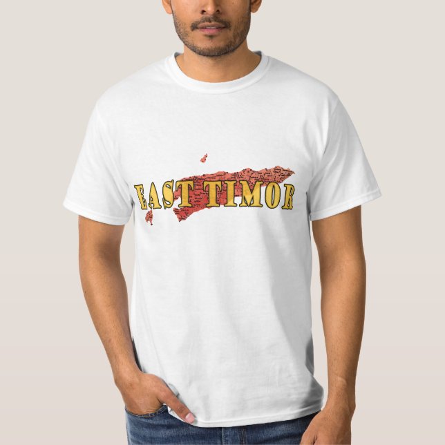 East Timor map T-Shirt (Frente)