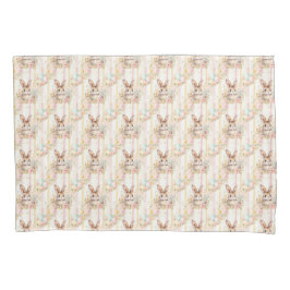 Easter Bunny Seamless Fabric – Pastel Cute Rabbit 
