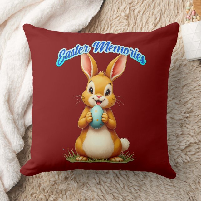 Easter Memories – Cute Bunny Illustration almofada (Cobertor)