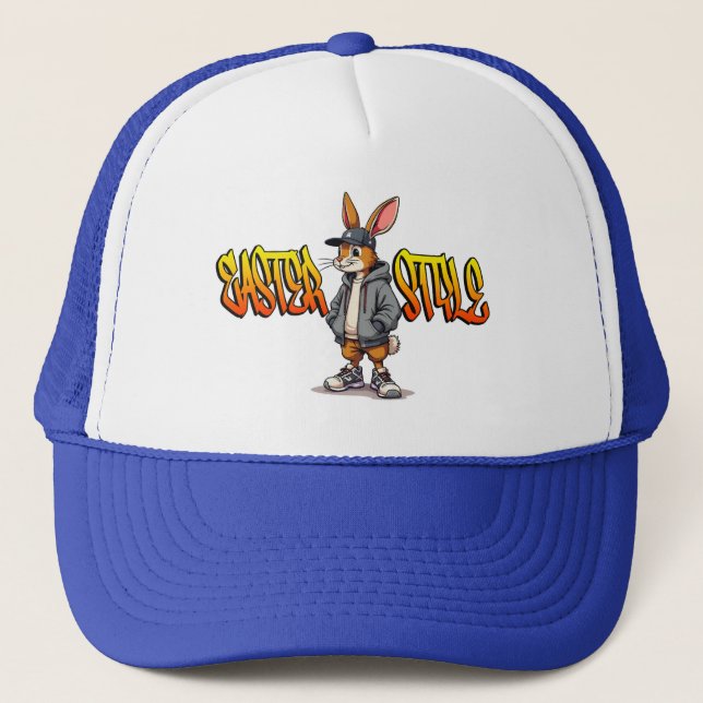 Easter Style – Street Bunny Design - boné (Frente)