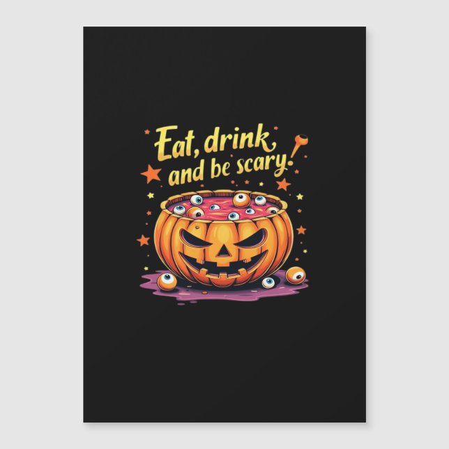 Eat Drink And Be Scary Scary Movie Night Halloween (Frente)
