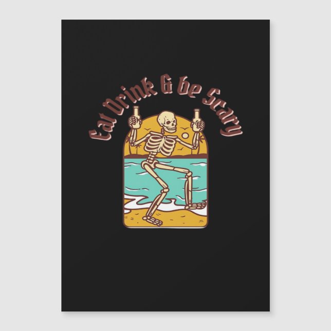 Eat Drink And Be Scary Simple Clean (Frente)