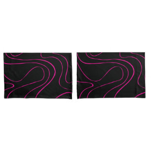 Ebb e Fluxo 2 - Magenta e Preto