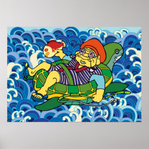 Ebisu na poster de verão