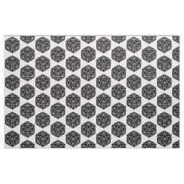Ebony D20 Dice Tecido