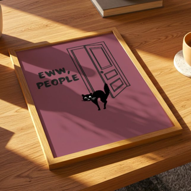 Eca, Pessoas - Poster de Gato Introvertido (Criador carregado)