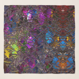 Echarpe 50" x 50" Quadrado, Cor Glazed