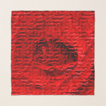 Abstrato de rosa vermelha Quadrado de Chiffon Scar