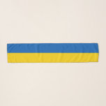 Echarpe Amarelo Azul de Bandeira da Ucrânia<br><div class="desc">Ucrânia Flag Cute Blue Yellow Strips Scarf</div>