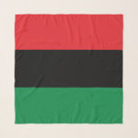 Echarpe Bandeira da UNIA Pan-Africana<br><div class="desc">A bandeira pan-africana - também conhecida como bandeira da UNIA,  bandeira afro-americana,  bandeira da Libertação Negra e vários outros nomes - é uma bandeira triangular composta por três bandas horizontais iguais de (de cima para baixo) vermelho,  preto e verde.</div>