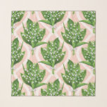 Echarpe Buquê de lilly das flores do vale a rosa<br><div class="desc">Buquê pintado com lírio aquarela das flores do vale,  padrão sem costura design</div>
