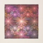 Echarpe Cama De Flores Arte Fractal Abstrato brilhante Col<br><div class="desc">Um leito de flores brilhantes de fantasia,  um trabalho de arte floral luminoso único. Design para seu cachecol e muito mais.</div>