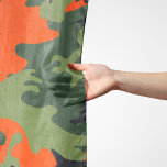 Echarpe Camuflagem Laranja e Verde, Militar, Exército<br><div class="desc">Padrão de camuflagem elegante,  na moda e sofisticado em cor laranja e verde. Presente moderno e moderno,  perfeito para o amante militar em sua vida.</div>