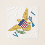 Echarpe CARIBE USVI das Ilhas Virgens dos EUA<br><div class="desc">US Virgin Islands Flag USVI Tropical Scarf para você vestir ou acenar para seu evento especial. Mostre orgulho e força da USVI.</div>