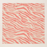 Echarpe Chic Coral Ivory Zebra Pattern<br><div class="desc">O cachecol de chiffon chic com um padrão de zebra de coral na moda num fundo de marfim. Design elegante e elegante. Desenvolvido exclusivamente para você pelo Happy Dolphin Studio. Se precisar de ajuda ou produtos correspondentes,  entre em contato conosco em happydolphinstudio@outlook.com.</div>