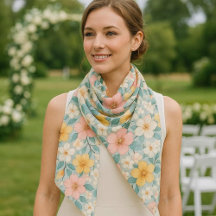 Chiffon Floral Rosa Primavera 