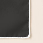 Echarpe Chiffon Scarf<br><div class="desc">Este cachecol de chiffon é mostrado em uma adorável cor sólida de preto com uma borda de fio branco. Personalize este item ou comprar como está.</div>