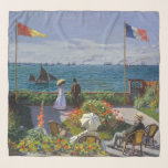 Echarpe Claude Monet - Jardim de Sainte-Adresse<br><div class="desc">Jardim de Sainte-Adresse/Terrace em Sainte-Adresse - Claude Monet,  Oil on Canvas,  1867</div>