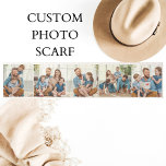 Echarpe Colagem de Fotografias Personalizada 5 Fotografias<br><div class="desc">Fácil modelo de foto para personalizar seu cachecol com suas fotos.</div>