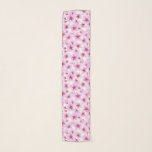 Echarpe Cor de água florada de cereja<br><div class="desc">Padrão de aquarela com flores de cereja</div>