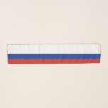 Echarpe Cores de Bandeira da Rússia Vermelho Azul Branco,<br><div class="desc">Cores de Bandeiras da Rússia Vermelho Azul Branco Escarpa</div>