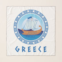 Desenho de Navio Grego da Grécia