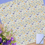 Echarpe Elegante Watercolor Flores Selvagens, Padrão<br><div class="desc">Adicione um floral floral à sua roupa com este bonito cachecol de chiffon, que apresenta um padrão de flores verdes, azuis e amarelas em estilo aquarela. Luz, areia e na moda sem esforço, este cachecol adiciona um toque de charme botânico ao seu dia. Quer você esteja caminhando com o cachorro...</div>